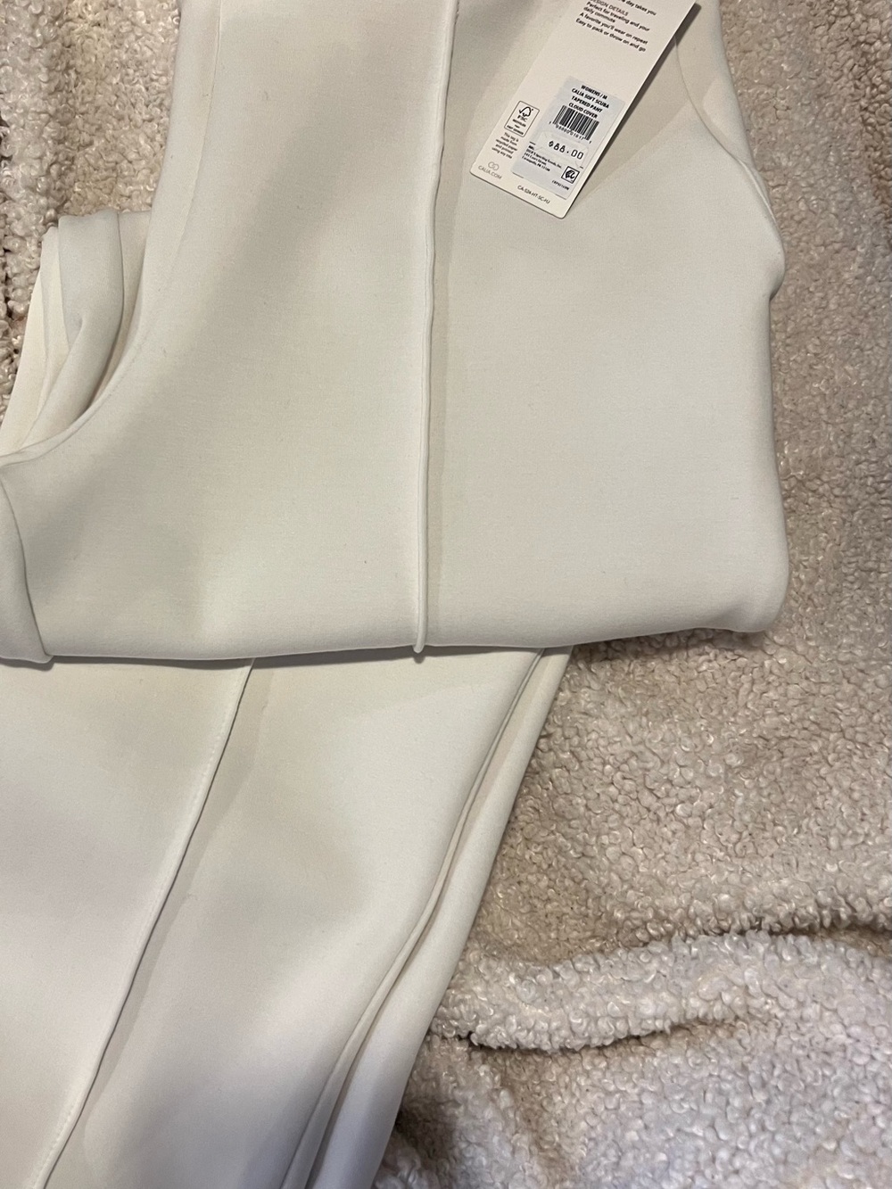 CALIA by Carrie Underwood Cream Ponte Knit Joggers